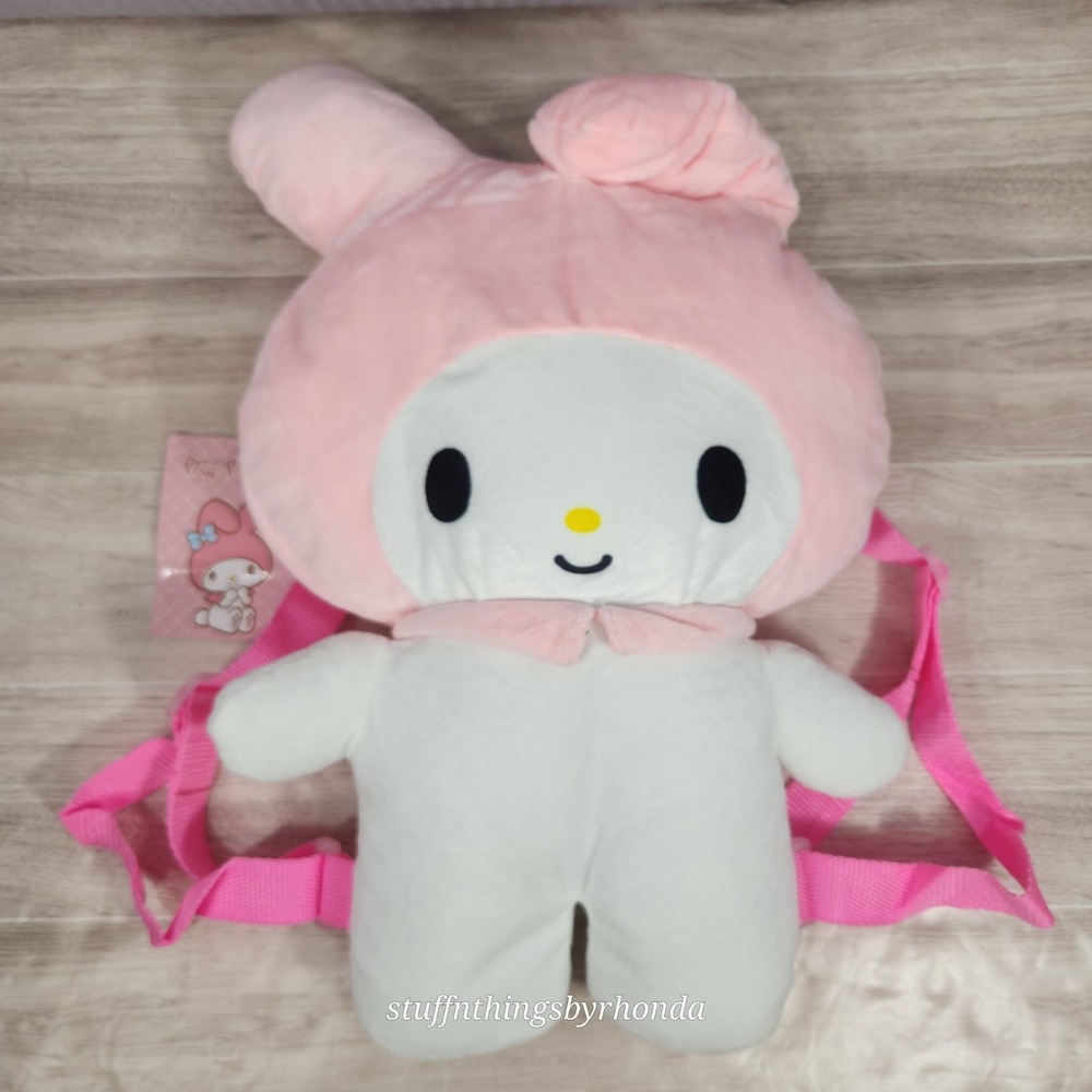 Hello‎ Kitty My Melody Plush Sanrio Backpack Stuffed Toy Doll New with Tags